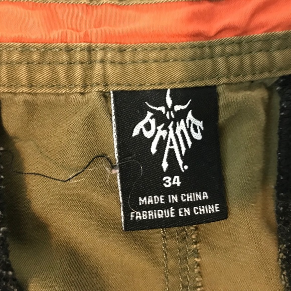 Prana Breathe Men's Hiking Cargo Pants Size 34X30 - Picture 5 of 8